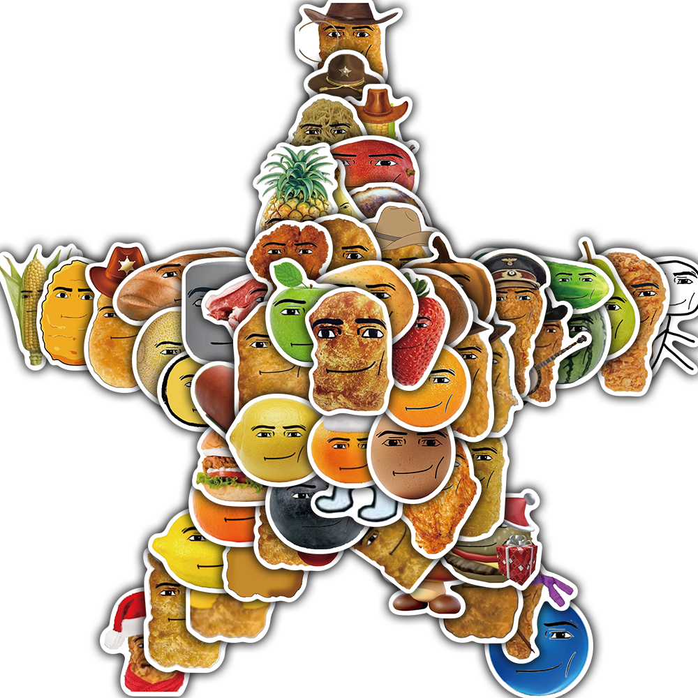 Gaming Accessories Roblox - 58PCS Robloxs Face Winning Smile Chicken