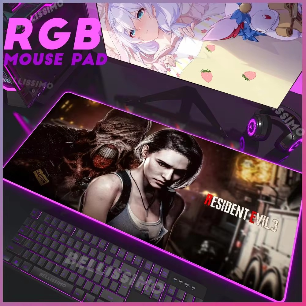 Gaming Accessories Lights - R_resident E_evil Serie RGB Gaming Mousepad