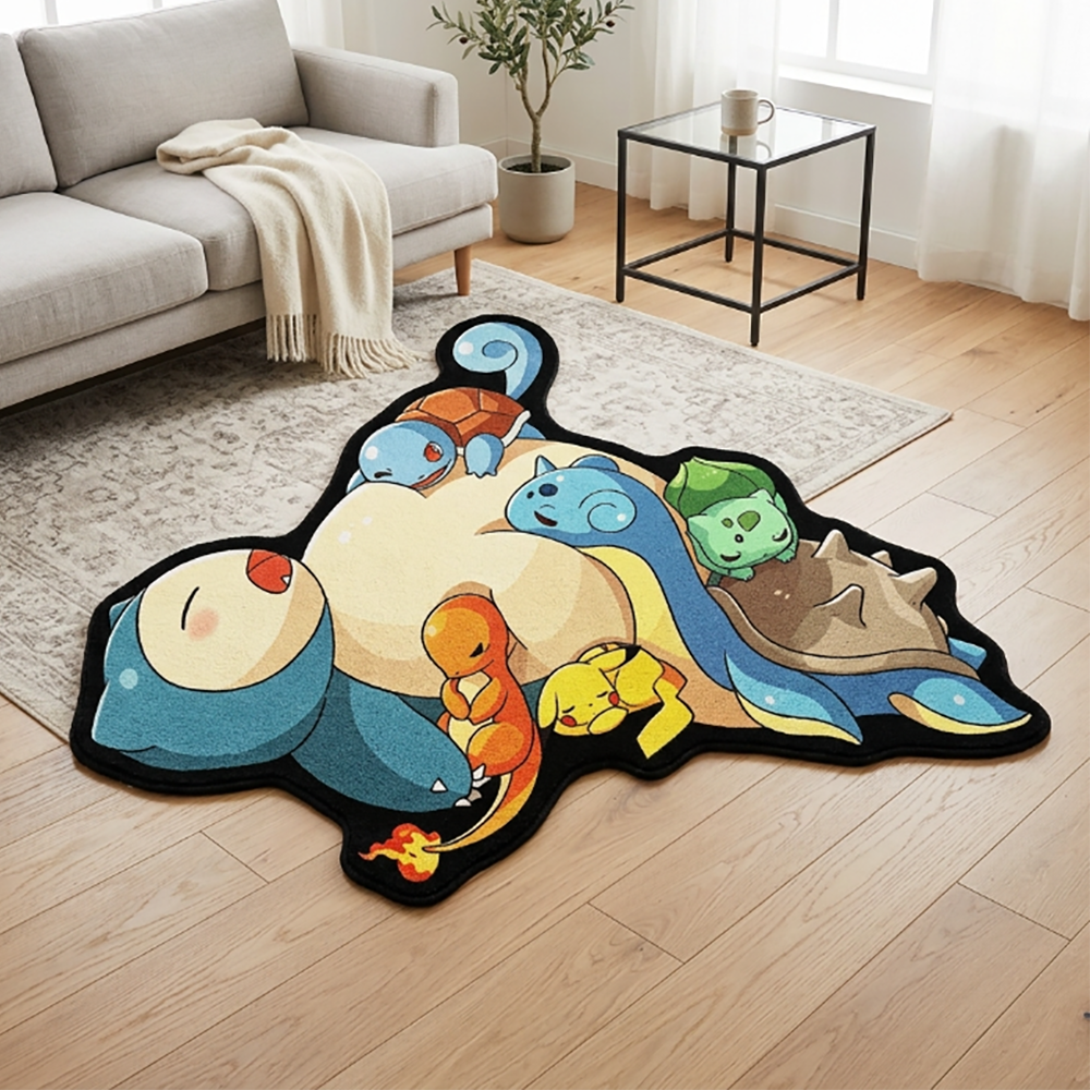 Gaming Zone Accessories - Cute Pokemon Floor Mat Snorlax &