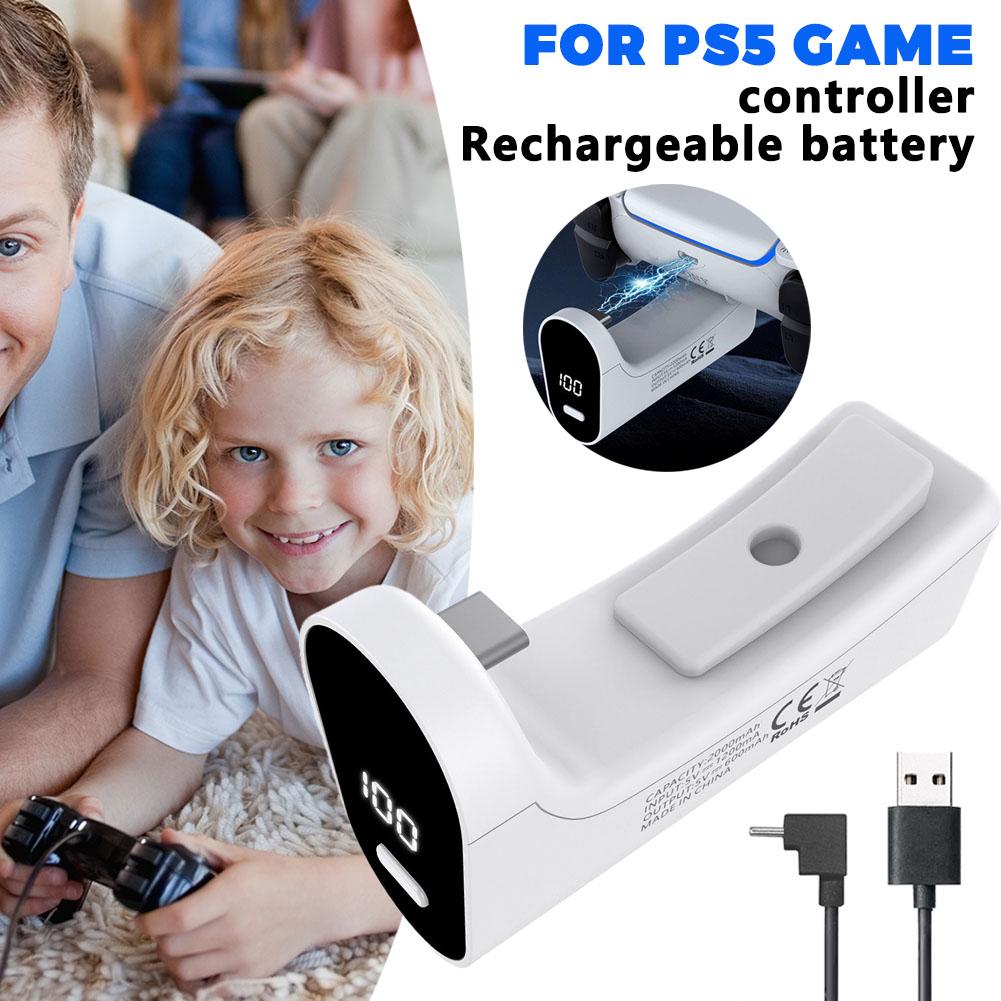 Gaming Accessories Lights - For PS5 Gaming Controller Charging Battery