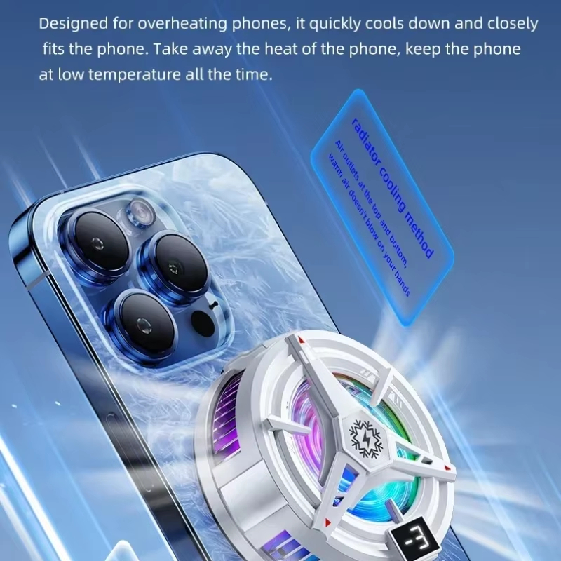 Gaming Accessories Mobile - Three Gears Adjustable Mobile Phone Cooler