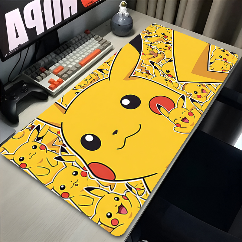 Gaming Accessories Desk - Mouse Pad P-pokemon Pikachu Computer Gaming