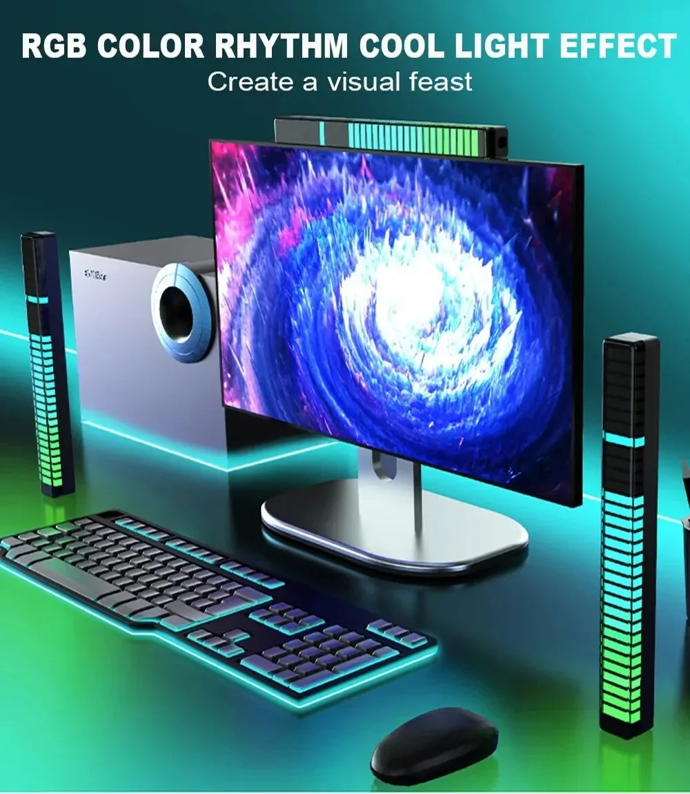 LED Rhythm Gaming Ambient Ligh - Gaming Accessories Lights ulasan dan harga