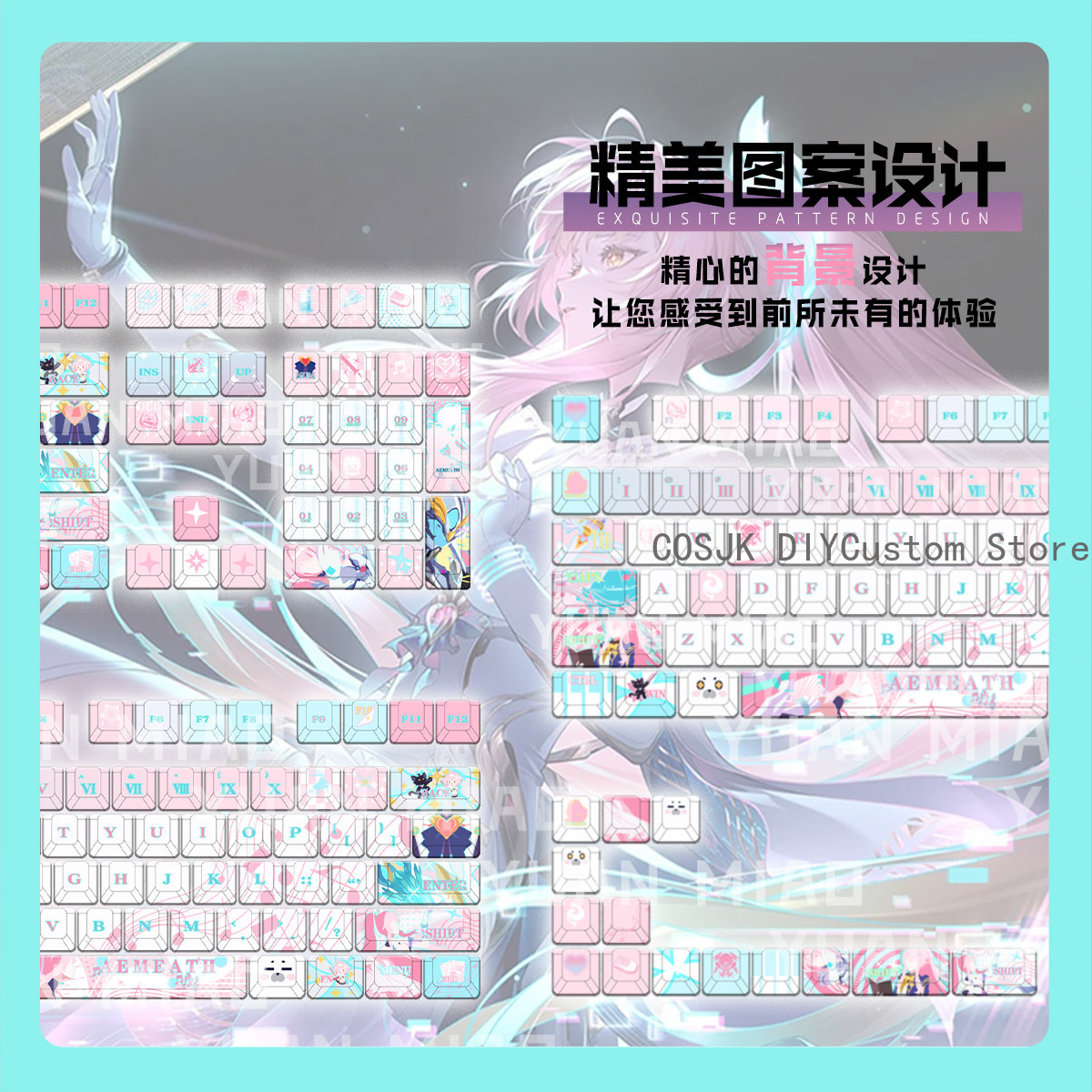 122 Keys Anime Wuthering Waves - Gaming Accessories Keyboards ulasan dan harga