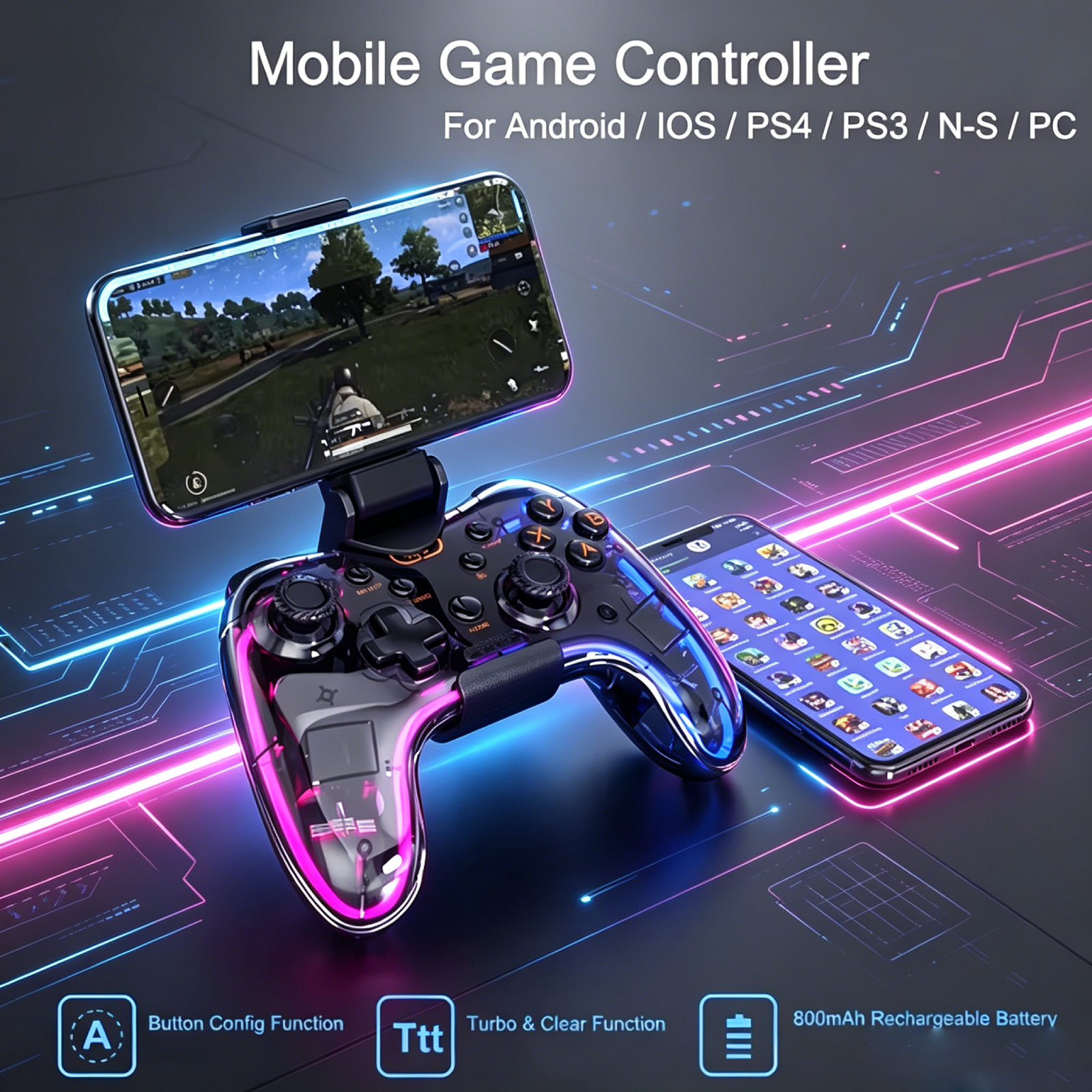 For Wireless Bluetooth Game Co - Gaming Accessories Lights ulasan dan harga