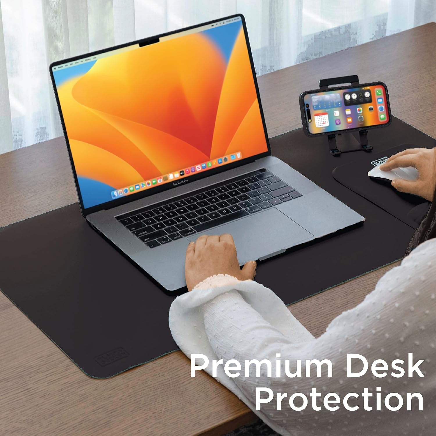 Faux Leather Desk Mat for Keyb - Gaming Accessories Keyboards ulasan dan harga