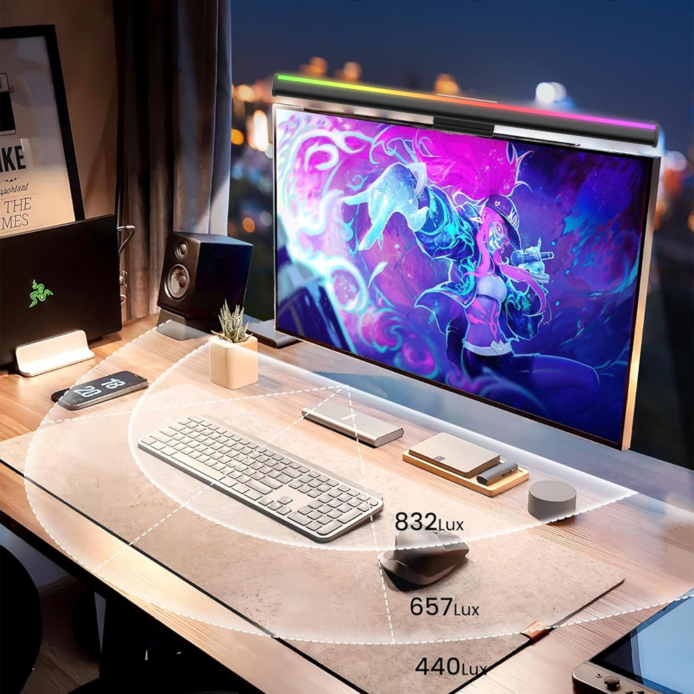 Screen Hanging Lamp Monitor Li - Gaming Accessories Lights ulasan dan harga