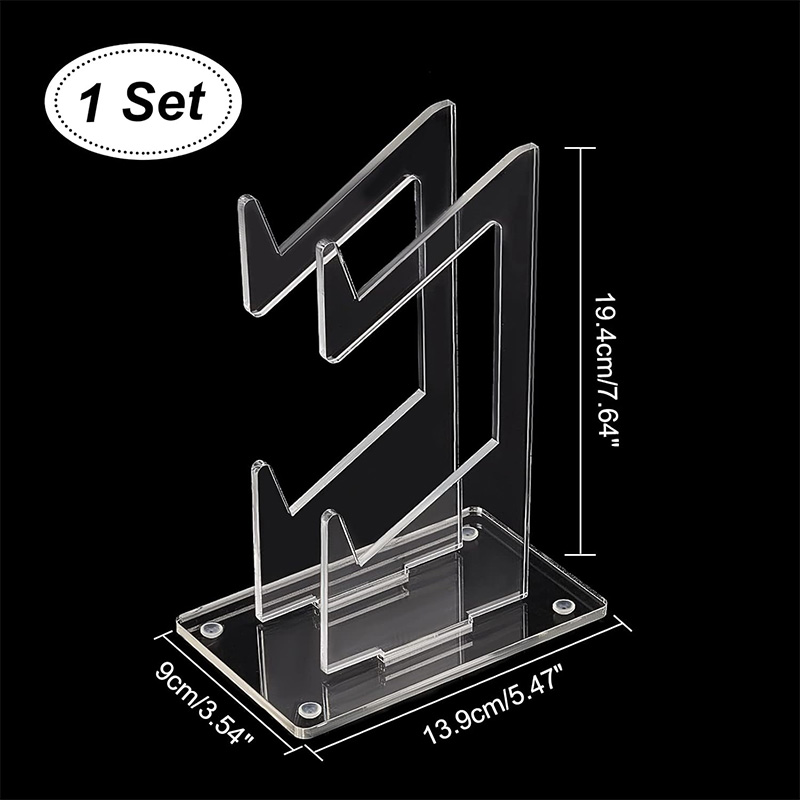 1pc Double-deck Acrylic Game C - Gaming Accessories Rack ulasan dan harga