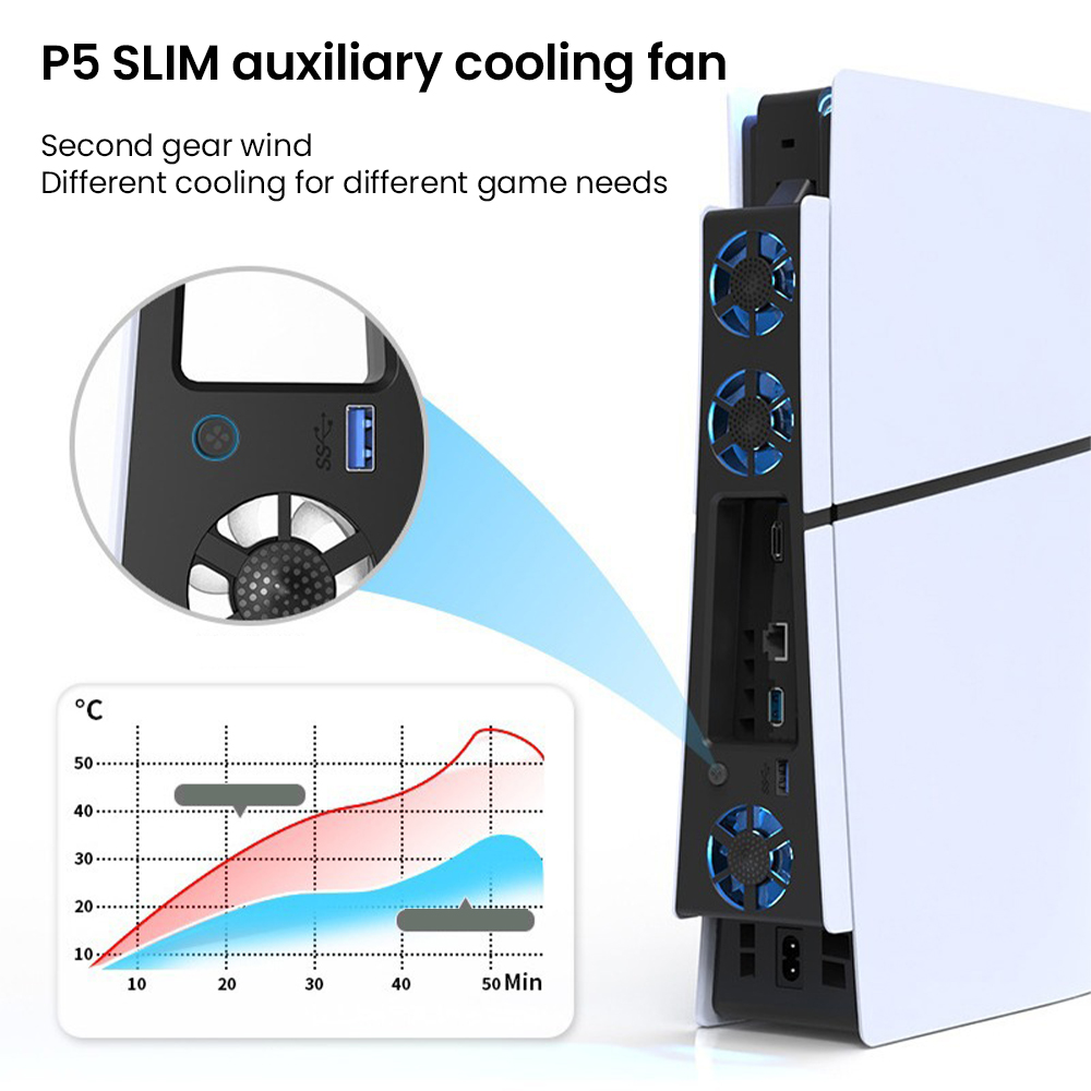 Gaming Cooler Fan Efficient Co - Gaming Accessories Lights ulasan dan harga