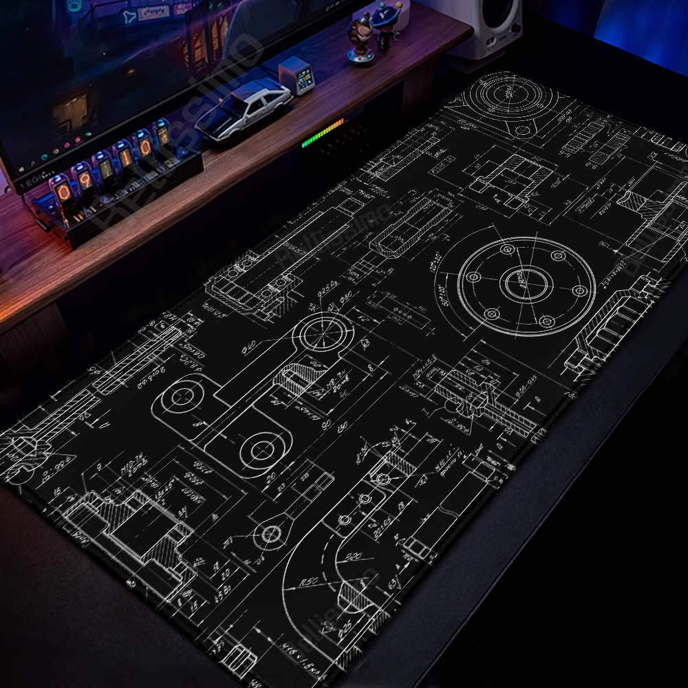 Mouse Pad Gaming Accessory Mec - Gaming Accessories Drawing ulasan dan harga