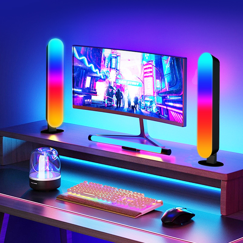 2pcs LED Night Light RGB Ambie - Gaming Accessories Lights ulasan dan harga
