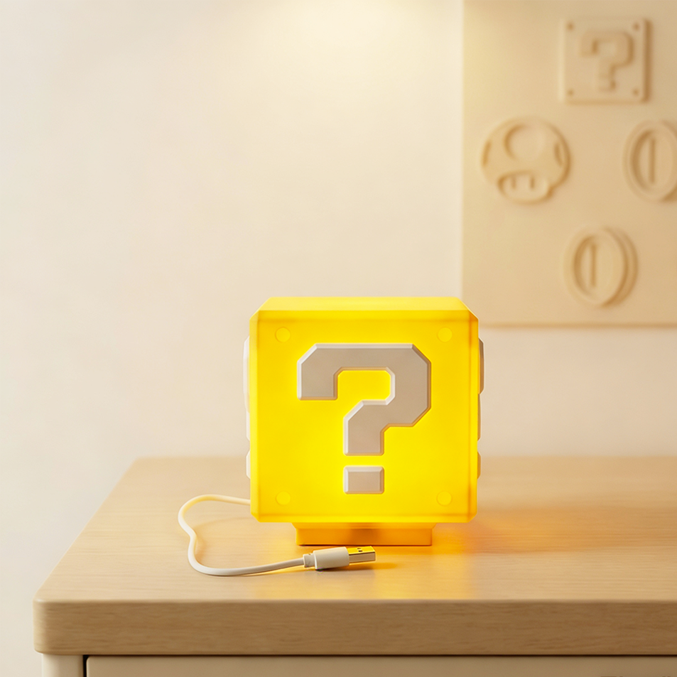 2026Question Block Lamp with S - Gaming Accessories Lights ulasan dan harga