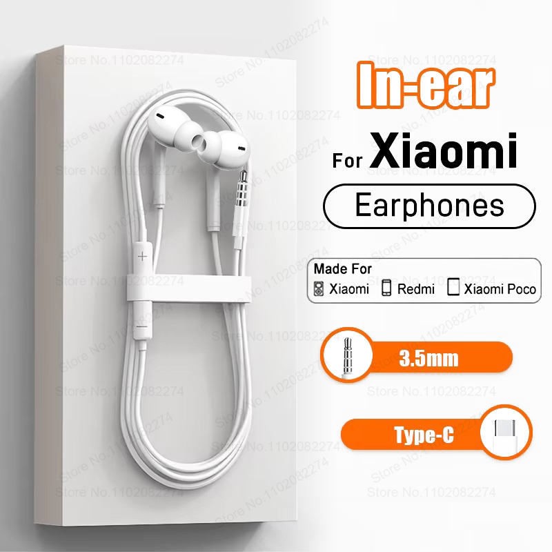 Type C Wired Headphones For Xi - Xiaomi Gaming Accessories ulasan dan harga
