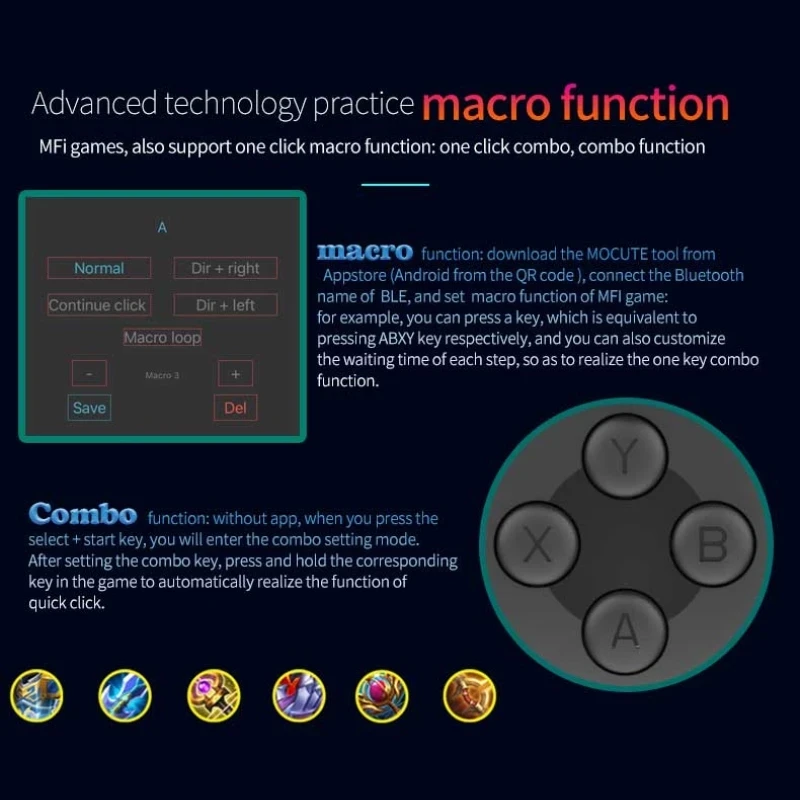 Cell Phone Gamepad Joystick Fo - Gaming Accessories Iphone ulasan dan harga