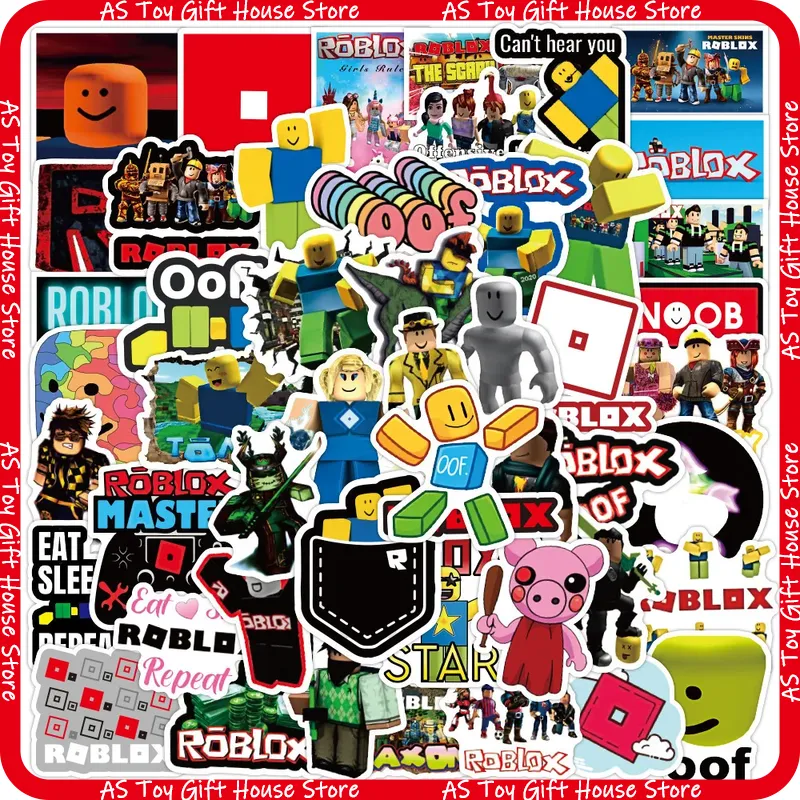 100 Pcs Roblox Stickers Self A - Gaming Accessories Roblox ulasan dan harga