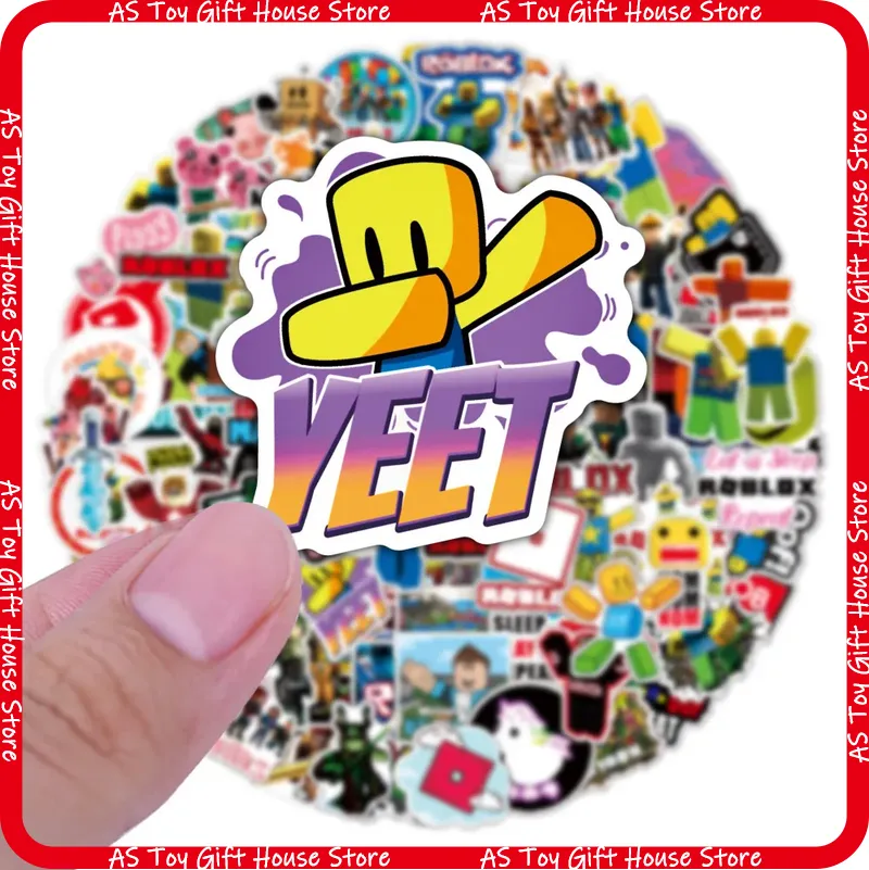 100 Pcs Roblox Stickers Self A - Gaming Accessories Roblox ulasan dan harga