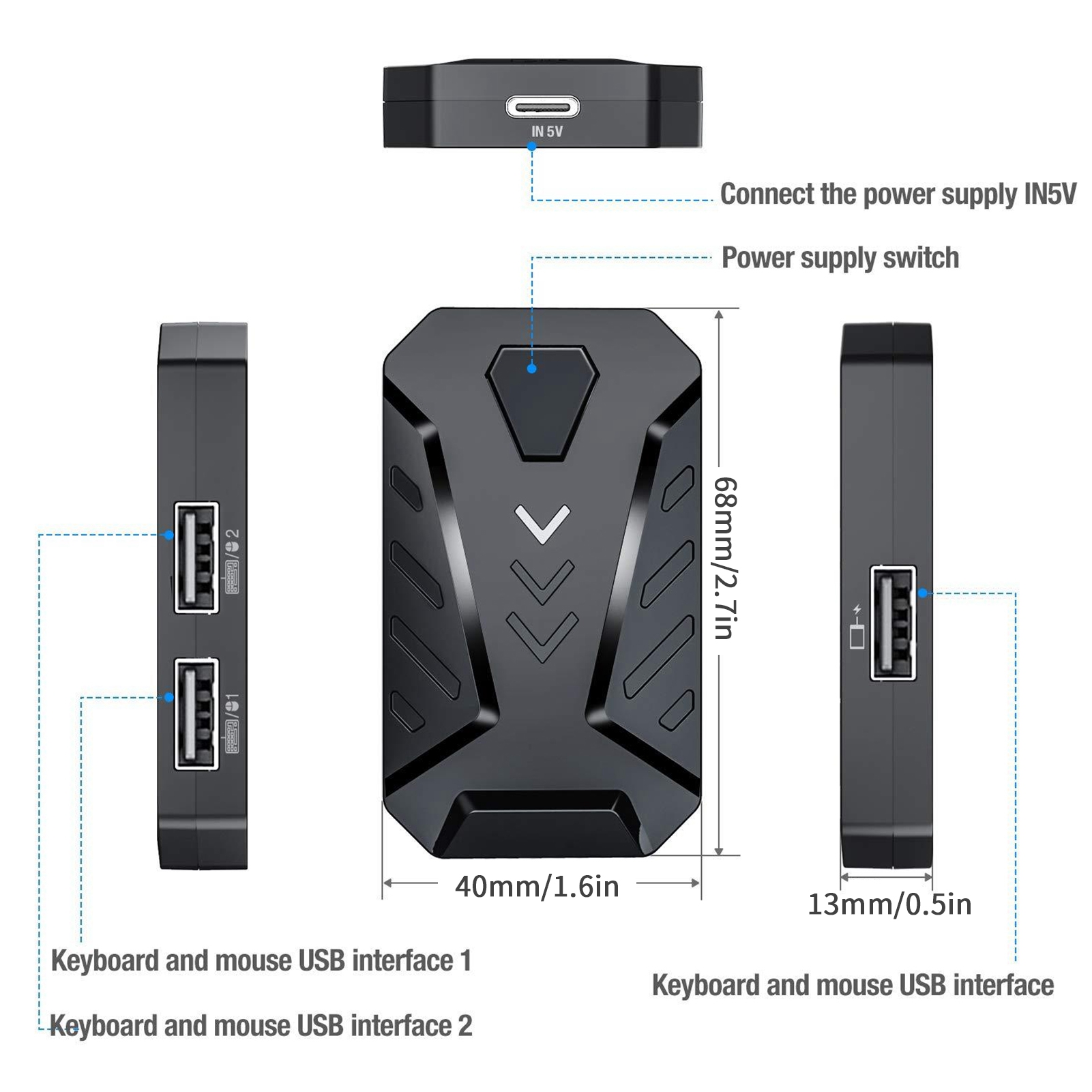Gaming Keyboard Mouse Converte - Xiaomi Gaming Accessories ulasan dan harga