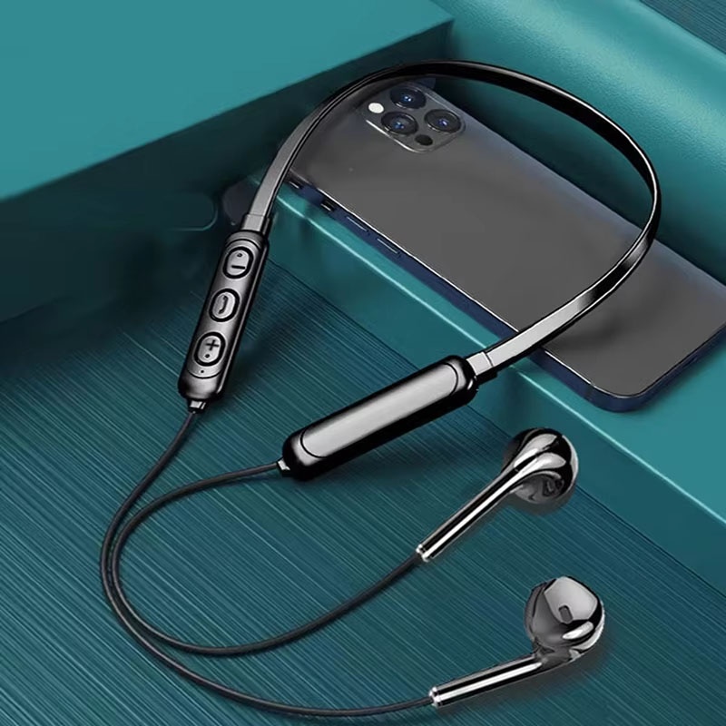 Neck Hanging Bluetooth Headset - Gaming Accessories Iphone ulasan dan harga