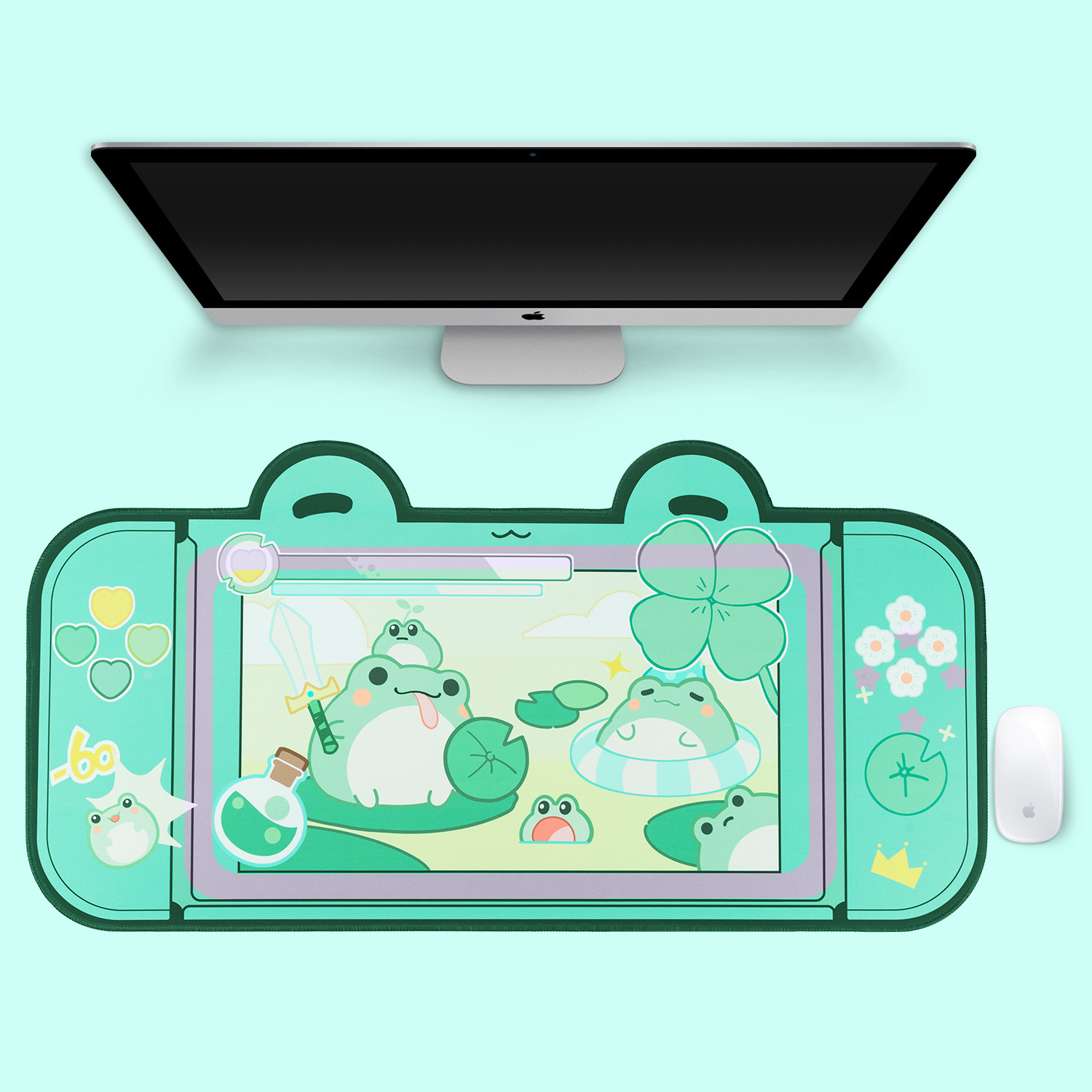 Extra Large Kawaii Gaming Mous - Gaming Accessories Desk ulasan dan harga