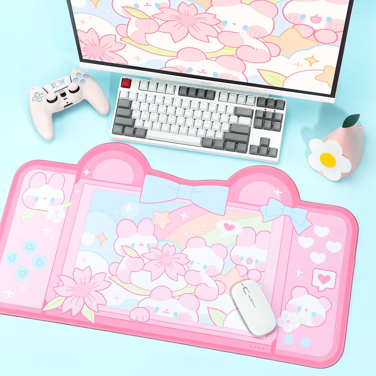 Extra Large Kawaii Gaming Mous - Gaming Accessories Desk ulasan dan harga