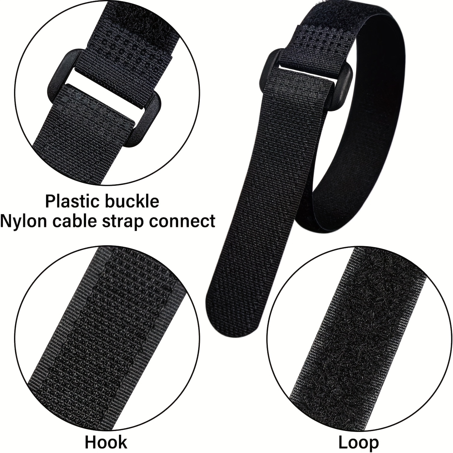 Velcros Straps Reusable Organi - Gaming Accessories Rack ulasan dan harga