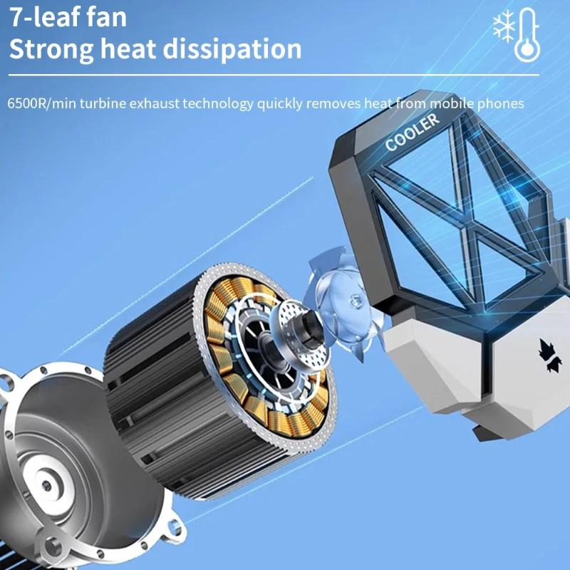 DY08 Mobile Phone Cooling Fan  - Gaming Zone Accessories ulasan dan harga