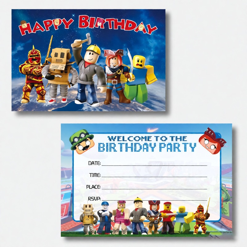 10pcs Roblox Invitation Cards  - Gaming Accessories Roblox ulasan dan harga