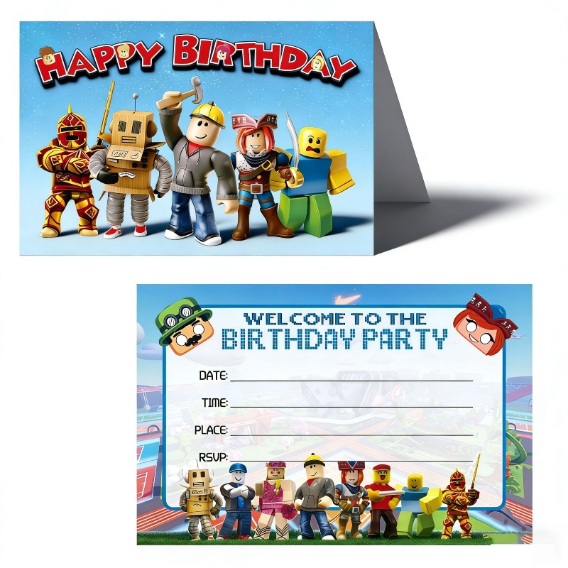 10pcs Roblox Invitation Cards  - Gaming Accessories Roblox ulasan dan harga