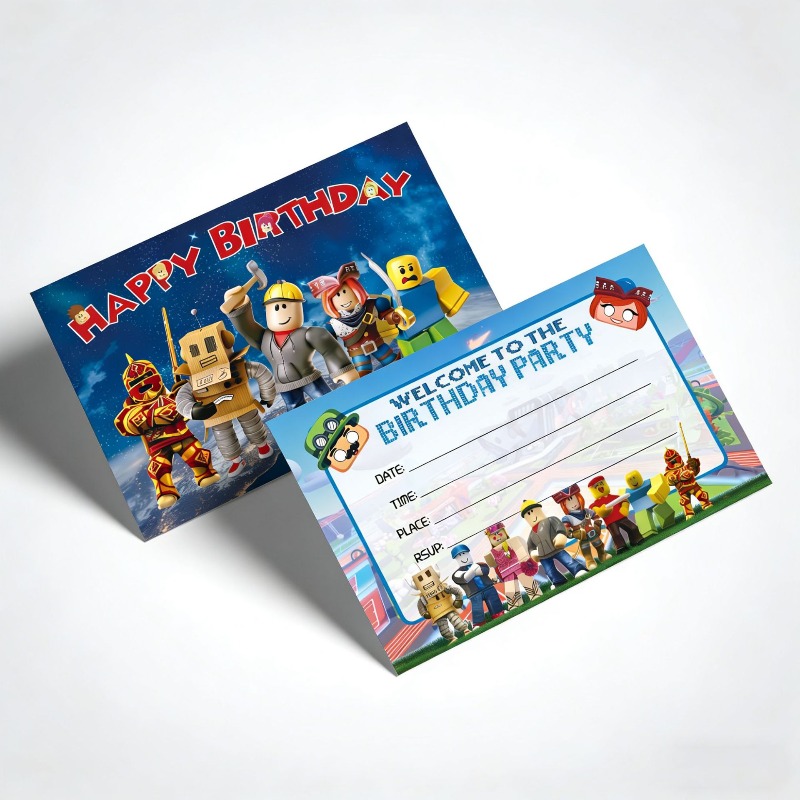 10pcs Roblox Invitation Cards  - Gaming Accessories Roblox ulasan dan harga