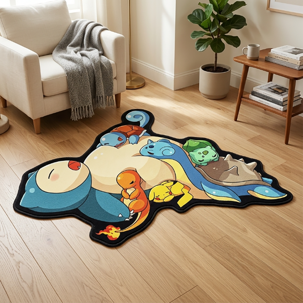 Cute Pokemon Floor Mat Snorlax - Gaming Zone Accessories ulasan dan harga