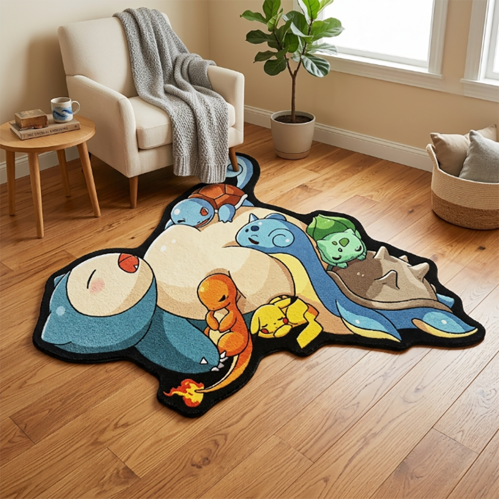 Cute Pokemon Floor Mat Snorlax - Gaming Zone Accessories ulasan dan harga