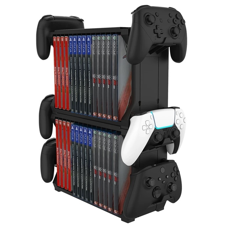Game Storage Rack with Control - Gaming Accessories Rack ulasan dan harga