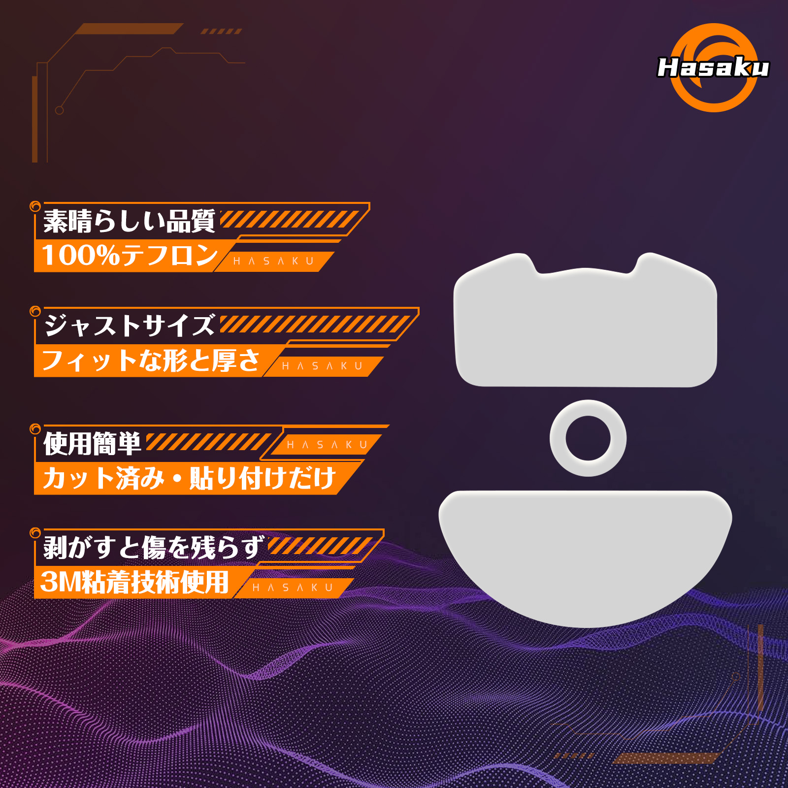 2 Sets HASAKU Rounded Curved E - Gaming Accessories Razer ulasan dan harga