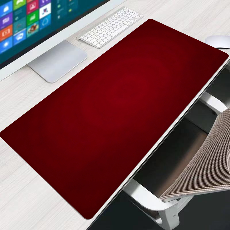 Red Mouse Pad Office Extended  - Gaming Accessories Keyboards ulasan dan harga