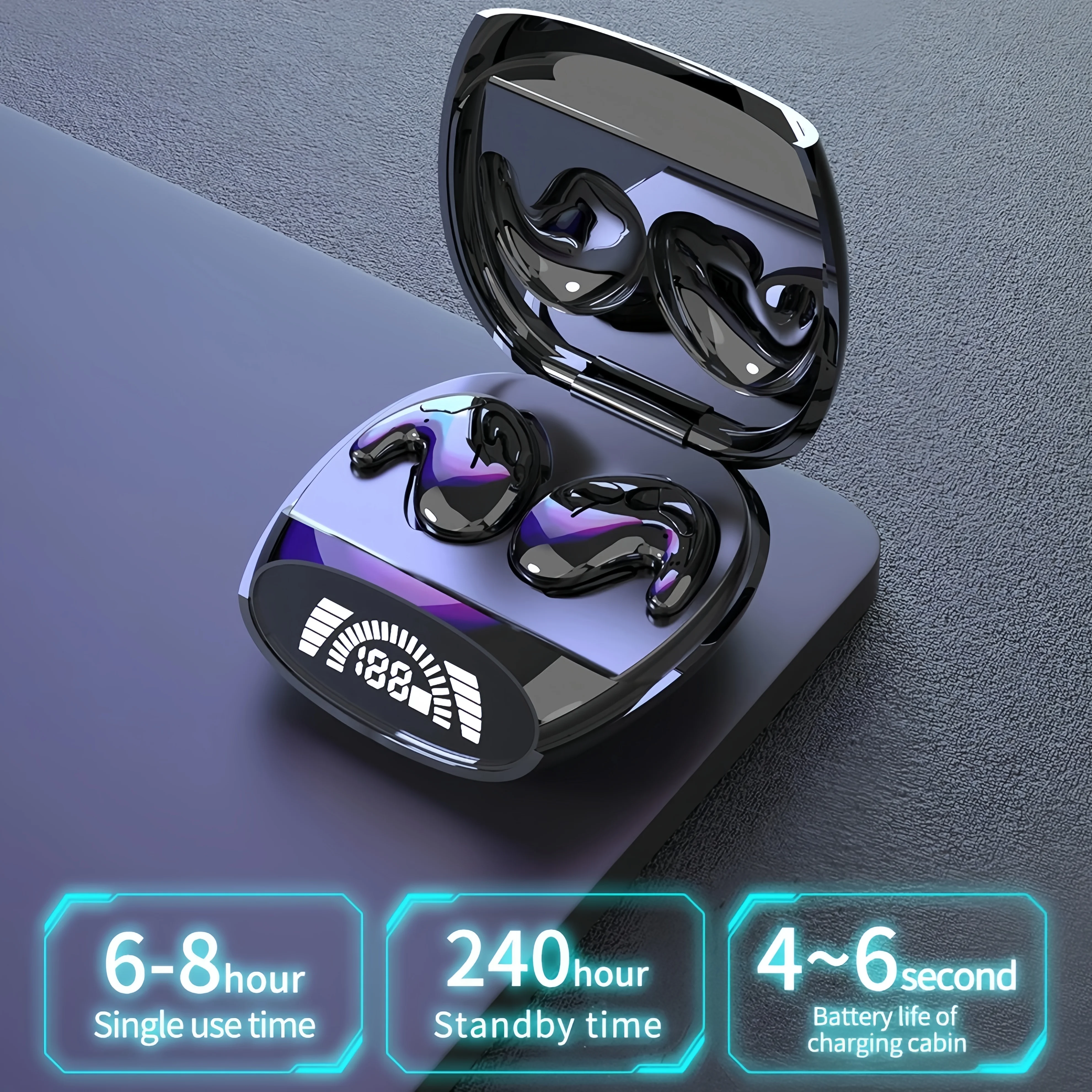 Invisible Sleep Earphones Blue - Gaming Accessories Iphone ulasan dan harga