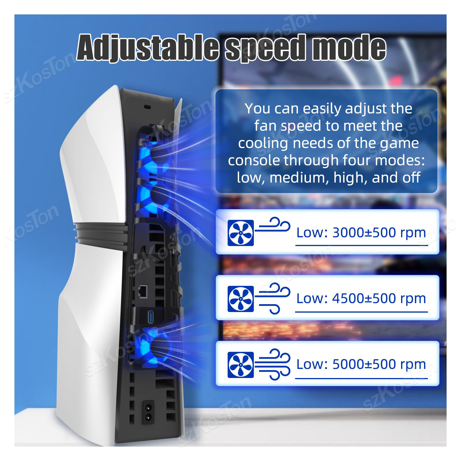 3 High-speed Cooling Fan For P - Gaming Accessories Lights ulasan dan harga