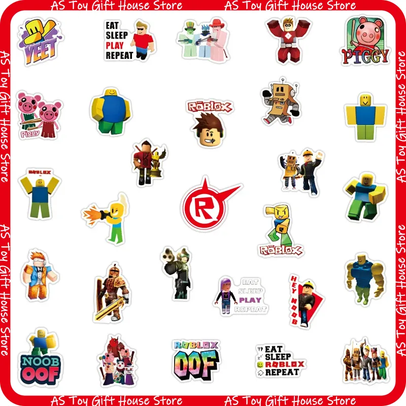 50 Pcs Roblox Waterproof Creat - Gaming Accessories Roblox ulasan dan harga