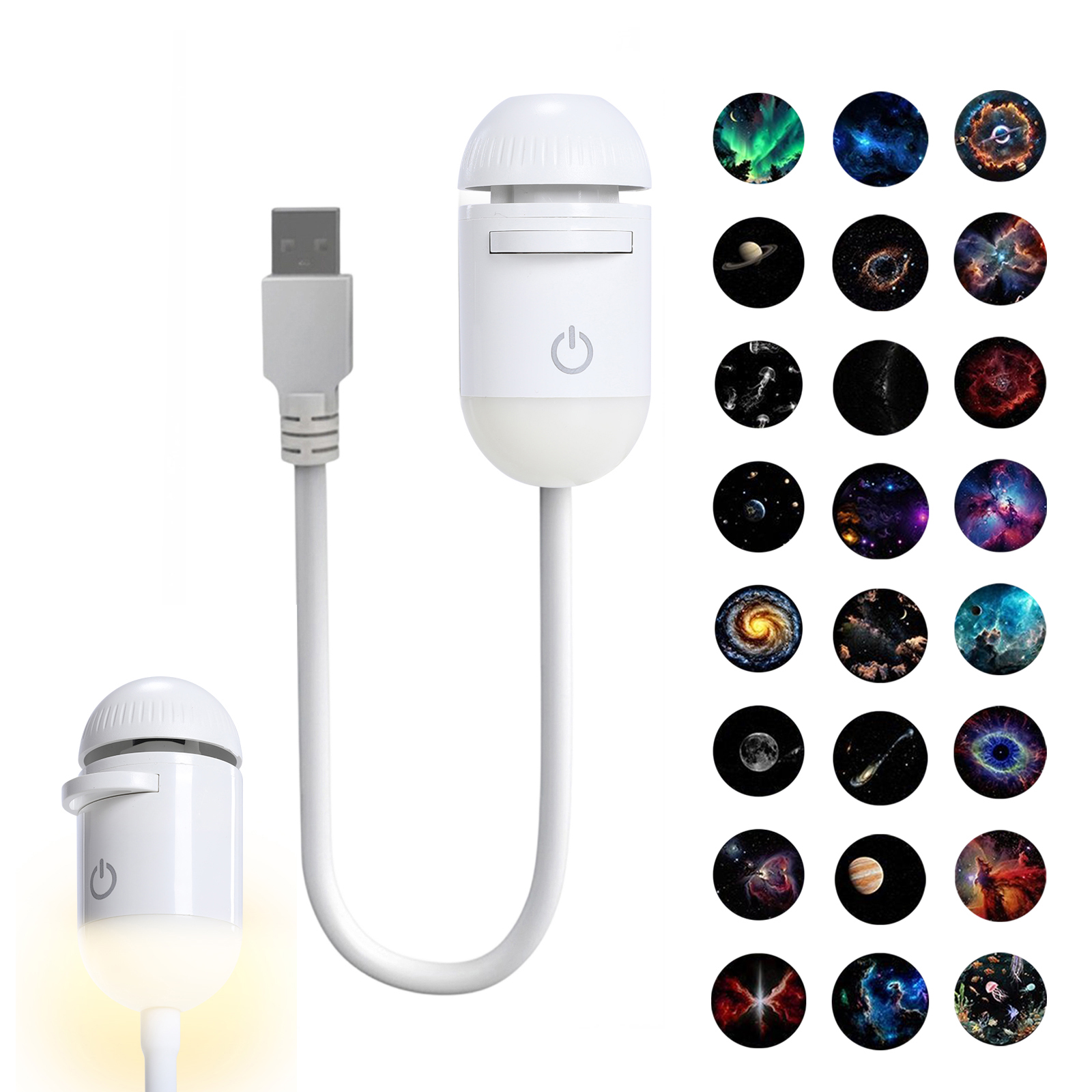 Galaxy Projector USB Night Lig - Gaming Accessories Lights ulasan dan harga