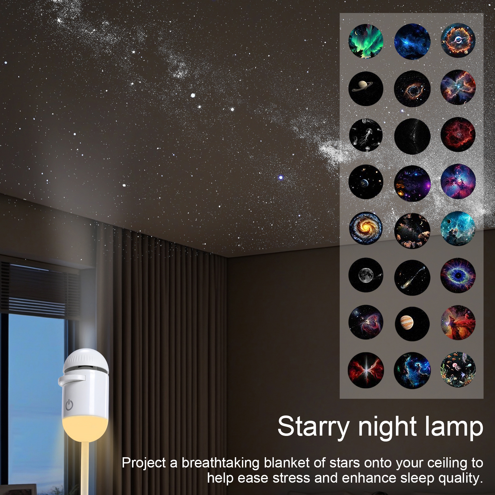 Galaxy Projector USB Night Lig - Gaming Accessories Lights ulasan dan harga